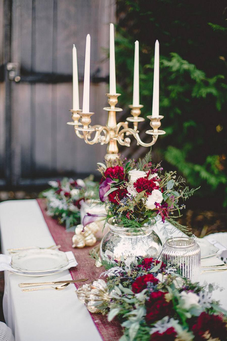 DECORACIÓN DE BODA CON CLAVELES decoracion-mesa-claveles 