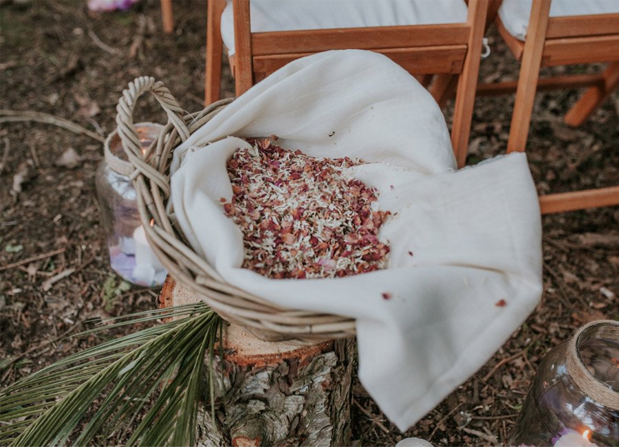 BODA MÁGICA EN EL BOSQUE petalos-boda 