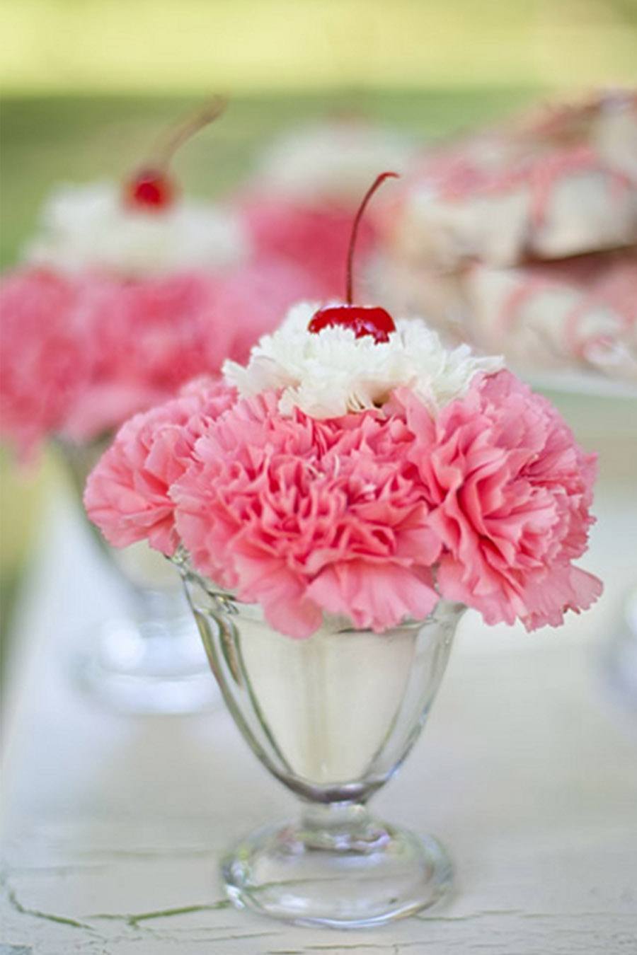 DECORACIÓN DE BODA CON CLAVELES postre-boda-clavel 