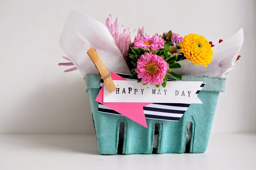 DIY CESTAS DE FLORES PARA EL DÍA DE LA MADRE regalo-dia-de-la-madre 