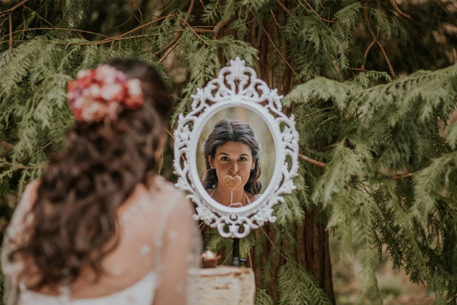 BODA MÁGICA EN EL BOSQUE tocado-novia 