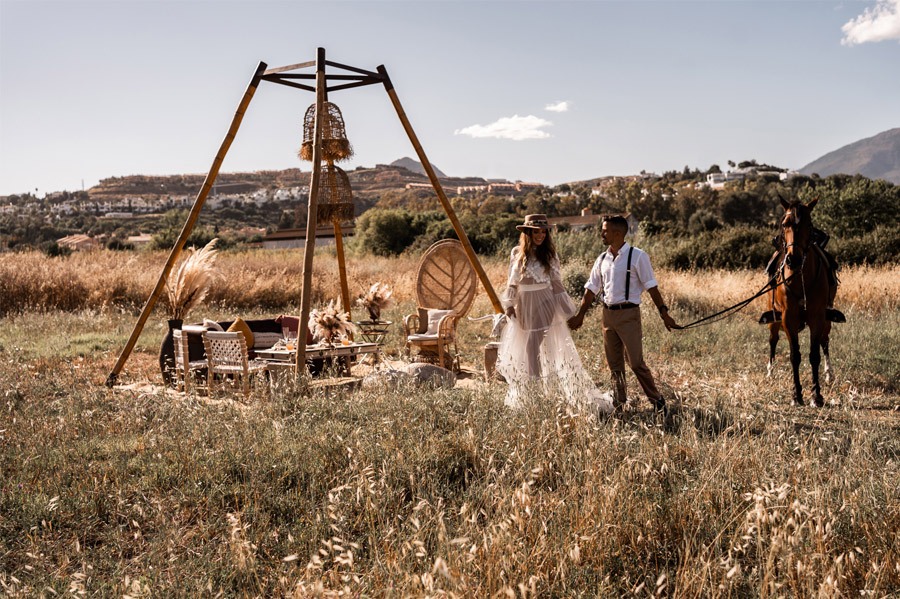 JESSICA & JUAN: WINDS OF LOVE boda-boho-chic 