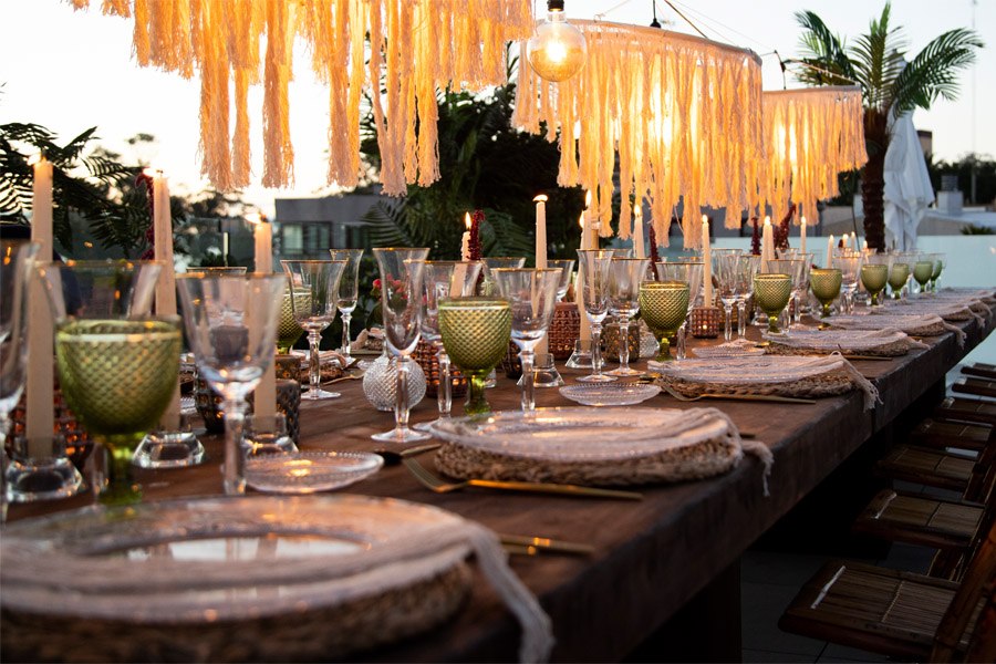 EVER AFTER boda-boho-chic-banquete 