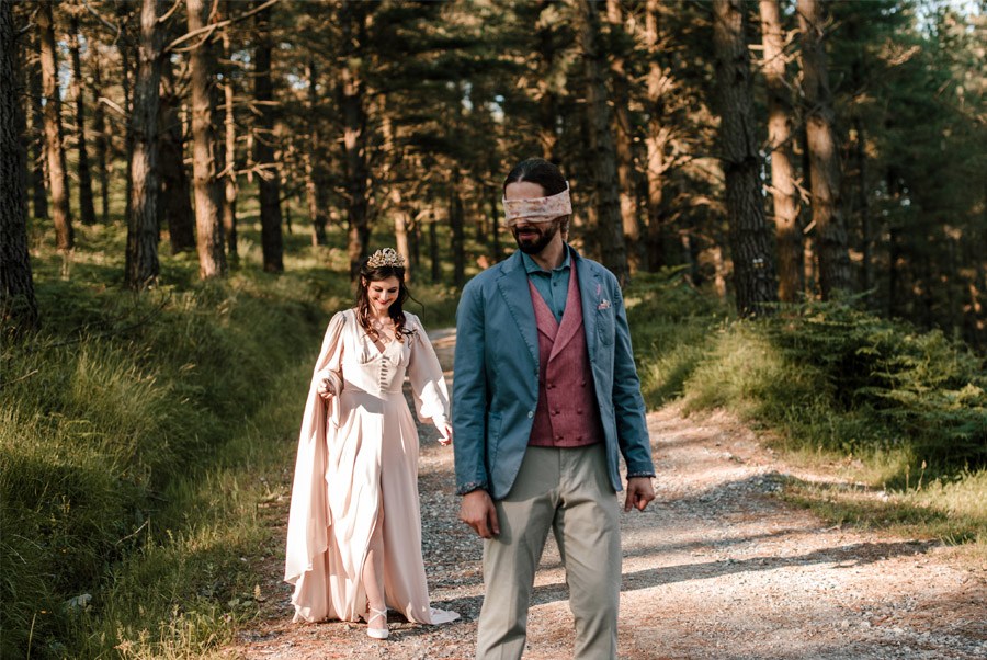 VERÓNICA Y AITOR: CUANDO EL AMOR TODO LO PUEDE boda-bosque 