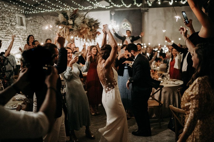 FLORINE & FLORIAN: ROMÁNTICA BODA DE OTOÑO baile-novios 