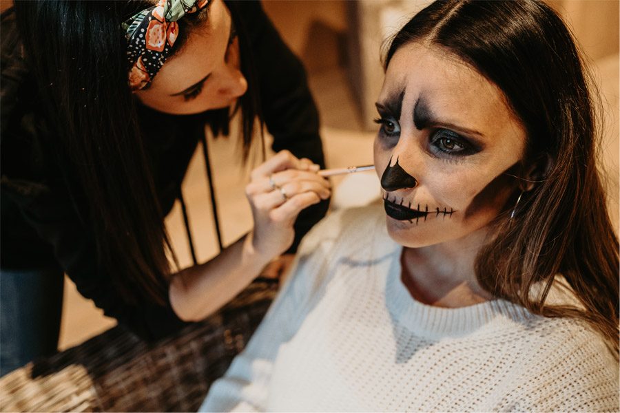 SAMHAIN, VIDA Y MUERTE, AMOR Y DOLOR maquillaje-boda-samhain 