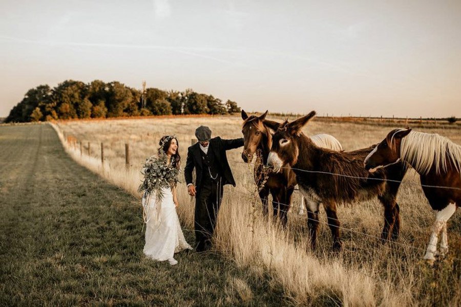 MÉLANIE & THIBAUT: UNA BODA BOHEMIA EN LA REGIÓN DE PARÍS fotos-boda-2 