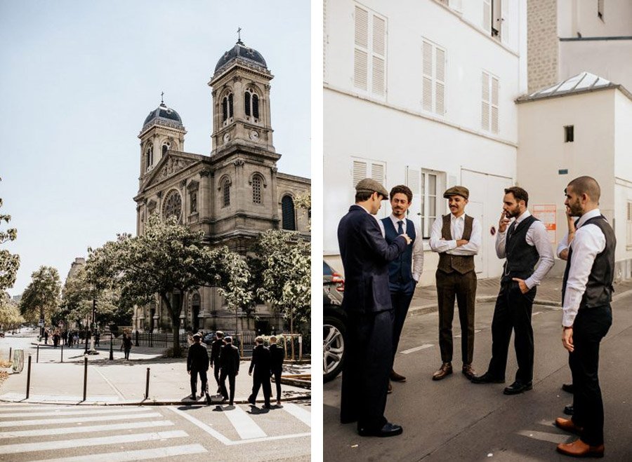 MÉLANIE & THIBAUT: UNA BODA BOHEMIA EN LA REGIÓN DE PARÍS testigos-boda 