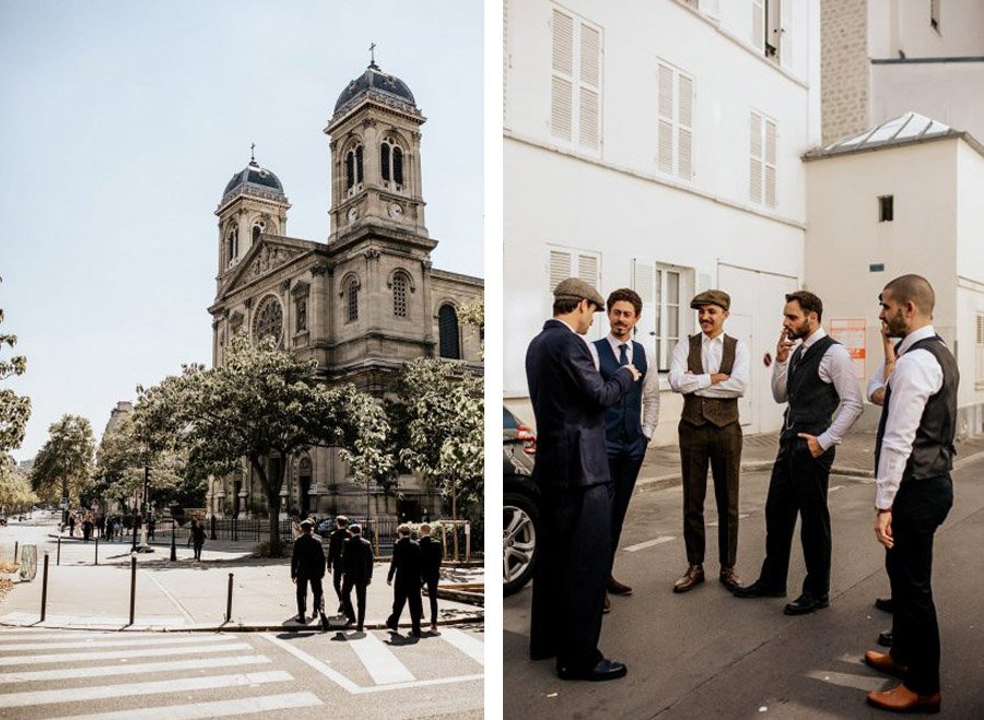 MÉLANIE & THIBAUT: UNA BODA BOHEMIA EN LA REGIÓN DE PARÍS testigos-boda 