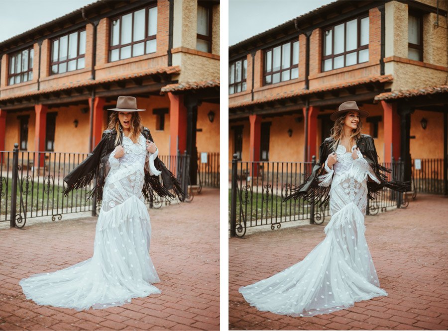 BODA EN UN CASERÍO CASTELLANO cazadora-novias 