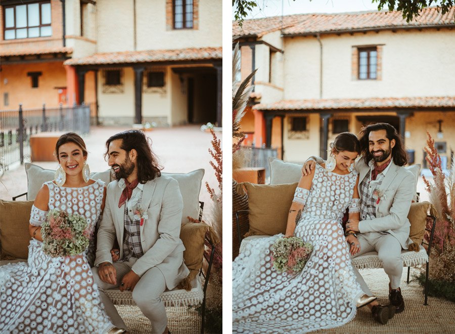 BODA EN UN CASERÍO CASTELLANO novios-ceremonia 