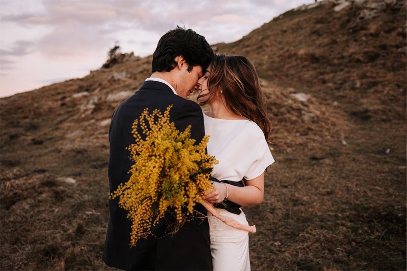 UNA BODA ÍNTIMA EN EL MONTE VASCO