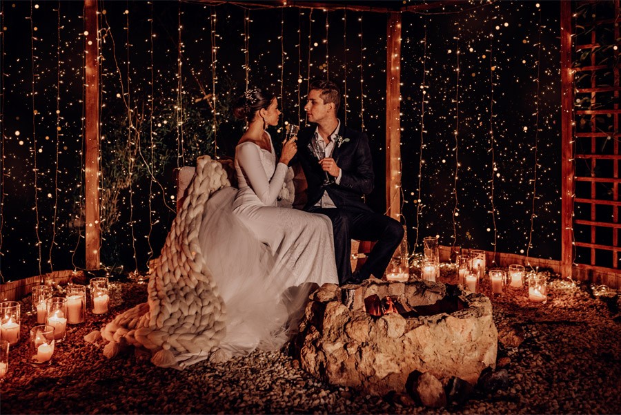 UNA BODA DE INVIERNO EN MALLORCA boda-luces 