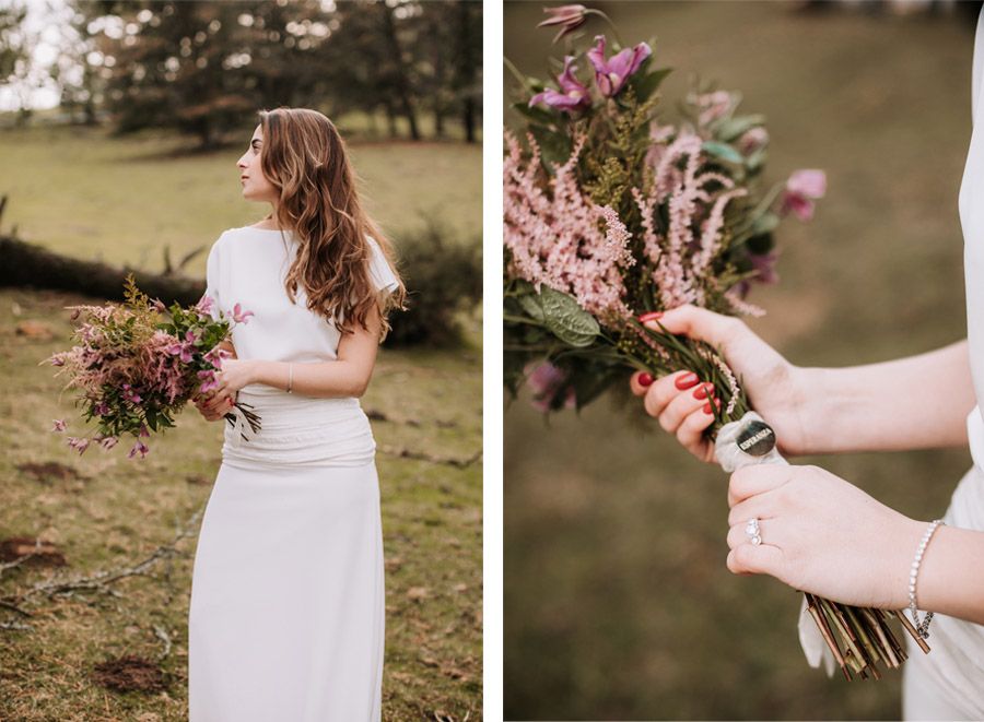 UNA BODA ÍNTIMA EN EL MONTE VASCO bouquet-novia 