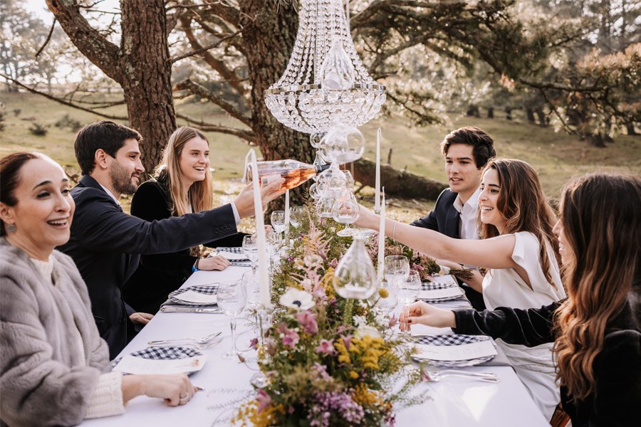 UNA BODA ÍNTIMA EN EL MONTE VASCO brindis-boda-1 