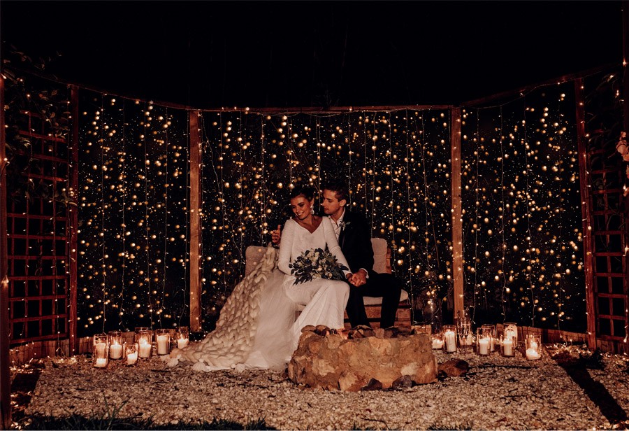 UNA BODA DE INVIERNO EN MALLORCA luces-boda 