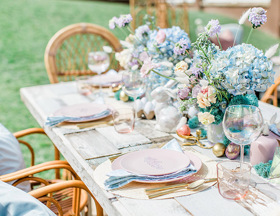 BRUNCH ÍNTIMO PARA UNA BODA EN PASCUA decoracion-mesa-boda-pascua 