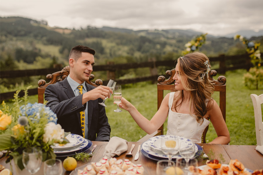 MIRACOLO, ESENCIA ITALIANA EN EL MONTE VASCO brindis-novios 