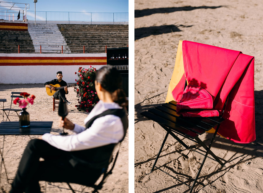 PODERÍO, EL ARTE DE UNA BODA EN EL SUR novio-plaza-toros 