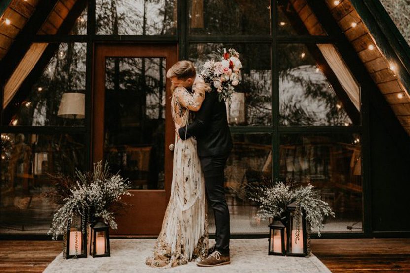 BODA DE OTOÑO EN UNA CABAÑA