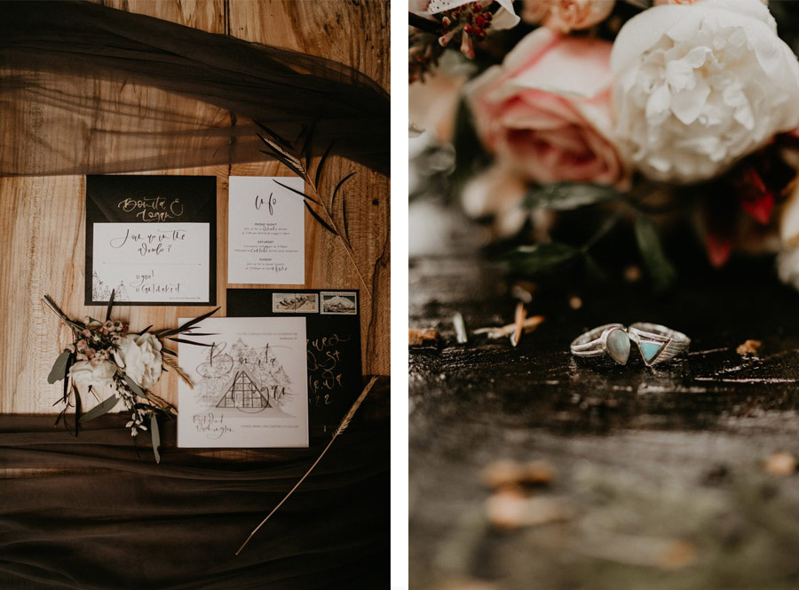 BODA DE OTOÑO EN UNA CABAÑA papeleria-boda 