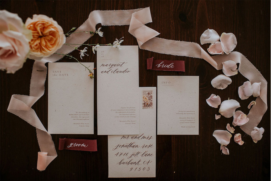 UNA BODA DE OTOÑO EN LA CAMPIÑA ITALIANA invitaciones-boda 