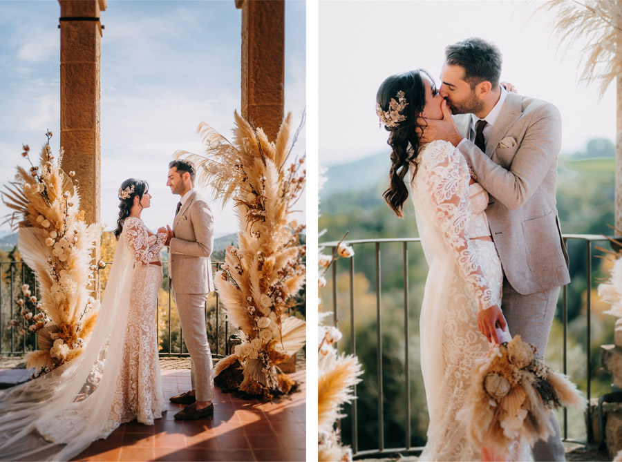 MEDITERRANEAN WEDDING novios-beso 