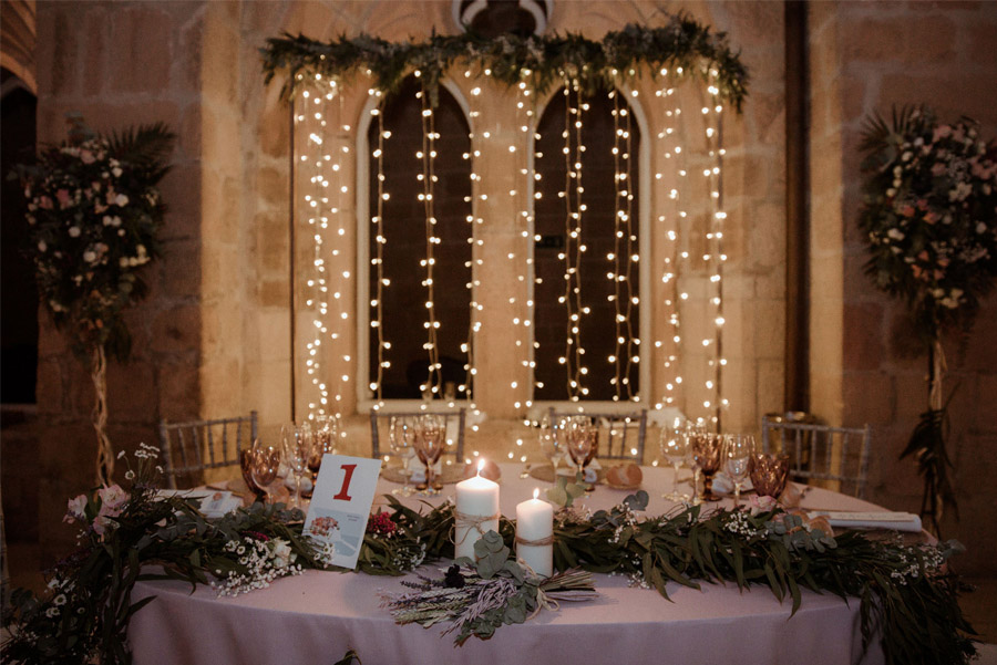 MARÍA & RUBÉN: UN ENLACE OTOÑAL AL MÁS PURO ESTILO VASCO banquete-boda 