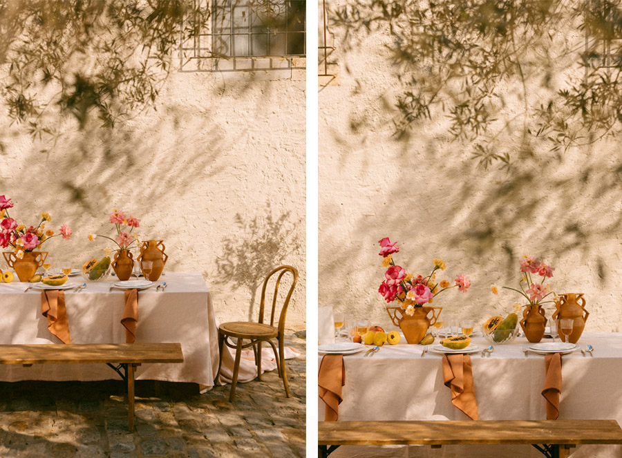 DECORACIÓN DE MESA PARA UNA BODA DE VERANO boda-toscana-mesa 