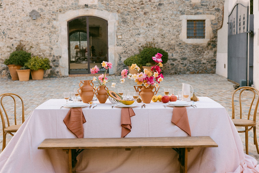 DECORACIÓN DE MESA PARA UNA BODA DE VERANO boda-verano-decoracion-mesa-1 