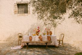 DECORACIÓN DE MESA PARA UNA BODA DE VERANO