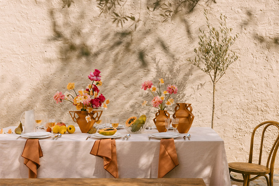 DECORACIÓN DE MESA PARA UNA BODA DE VERANO mesa-toscana-shooting 