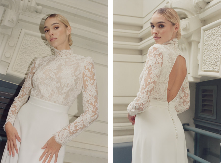 ÉCLAT, NUEVA COLECCIÓN NOVIAS 2023 DE HARPE PARÍS harpe-paris-vestidos-novia 