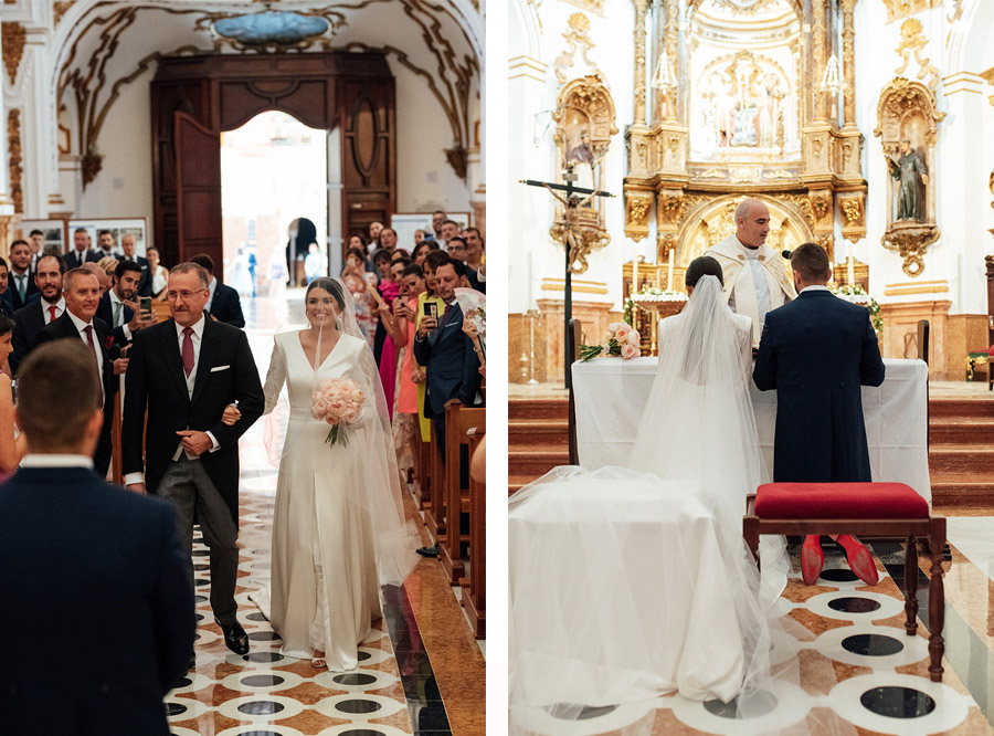 INMA & FRAN: UNA FIESTA INOLVIDABLE novios-iglesia 