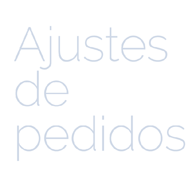 Ajuste de pedidos