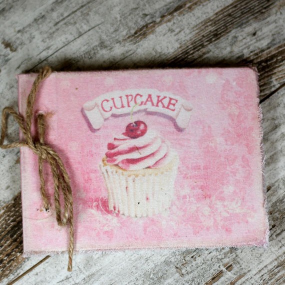 Álbum de fotos cupcake: Dulces recuerdos vintage