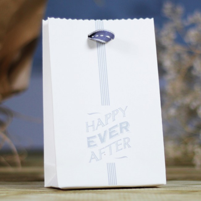 Bolsita de regalo happy ever after (6 uds): Detalles bonitos