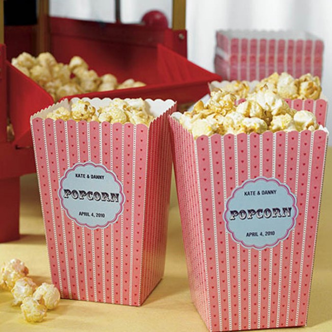 Bolsa cartón para palomitas (12 uds.): Detalles bonitos
