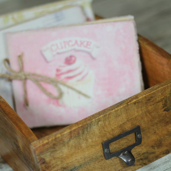 Cajón rústico: Detalles originales
