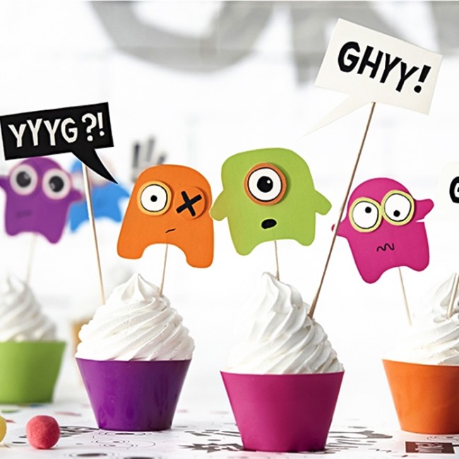 Cake Toppers cómic (6 uds): Ideas decoración