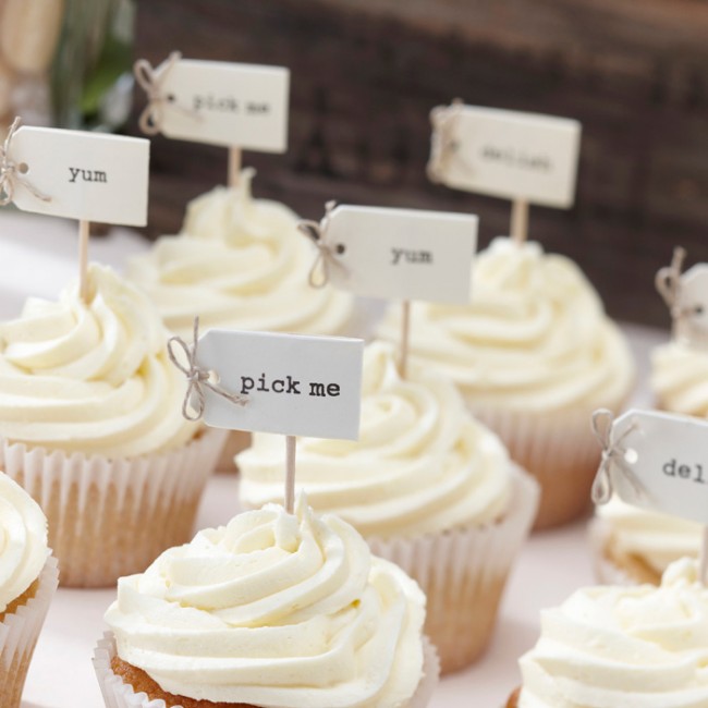 Cake Toppers de Cupcake: Ideas decoración