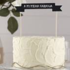 Cake Topper pizarra