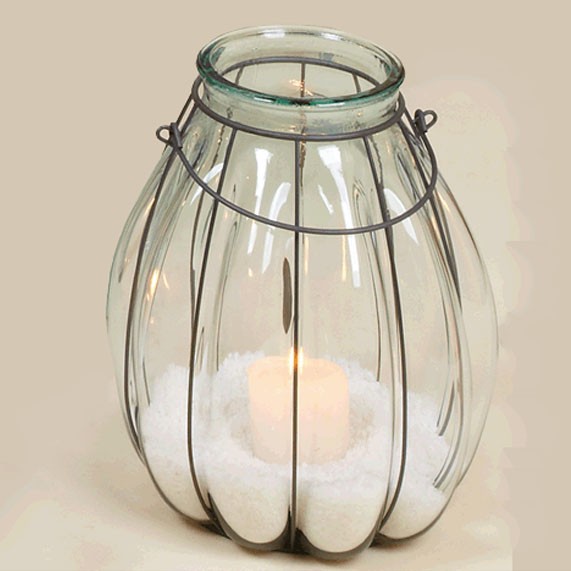 Candil cristal tiras de hierro: Ideas decoración