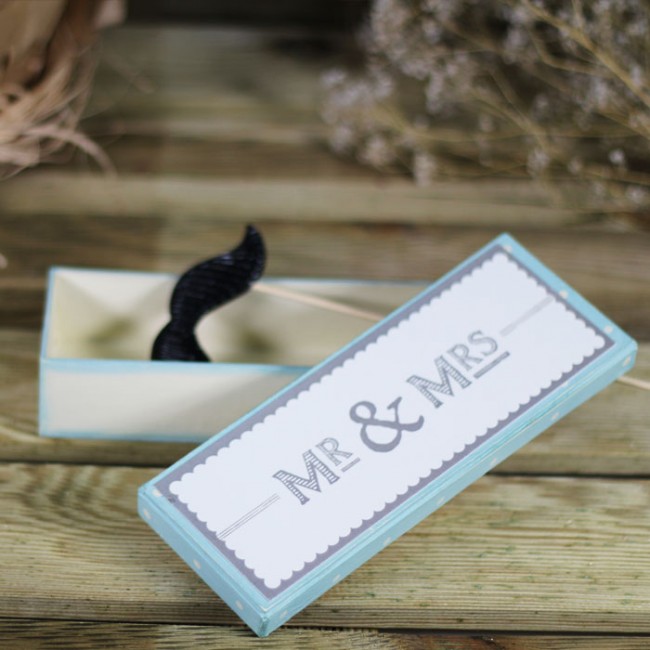 Cajita de regalo Mr & Mrs: Detalles originales