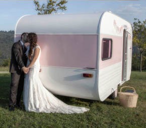 Caravana vintage boda: Decoración y detalles