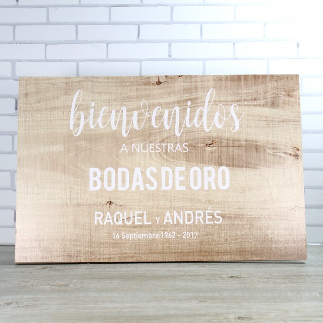 Cartel bodas de oro