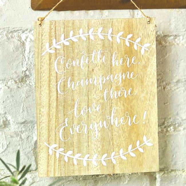 Cartel de madera para boda: Carteles madera
