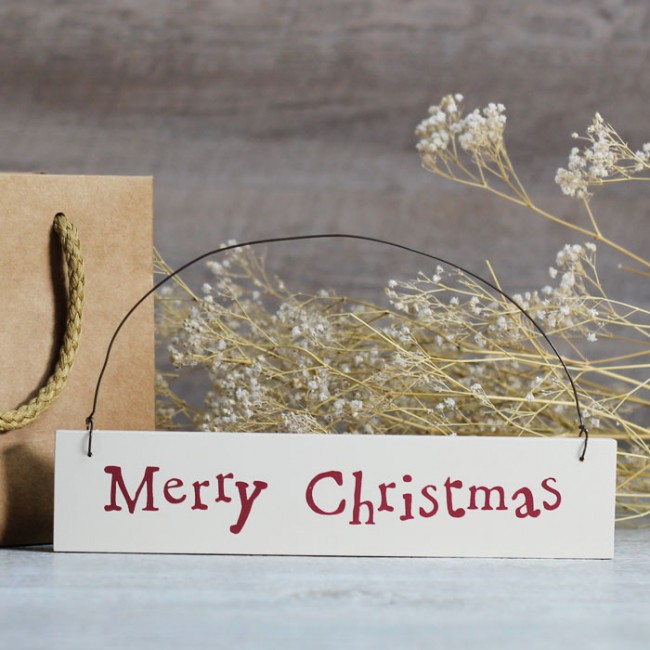 Cartel colgante Merry Christmas: Carteles originales