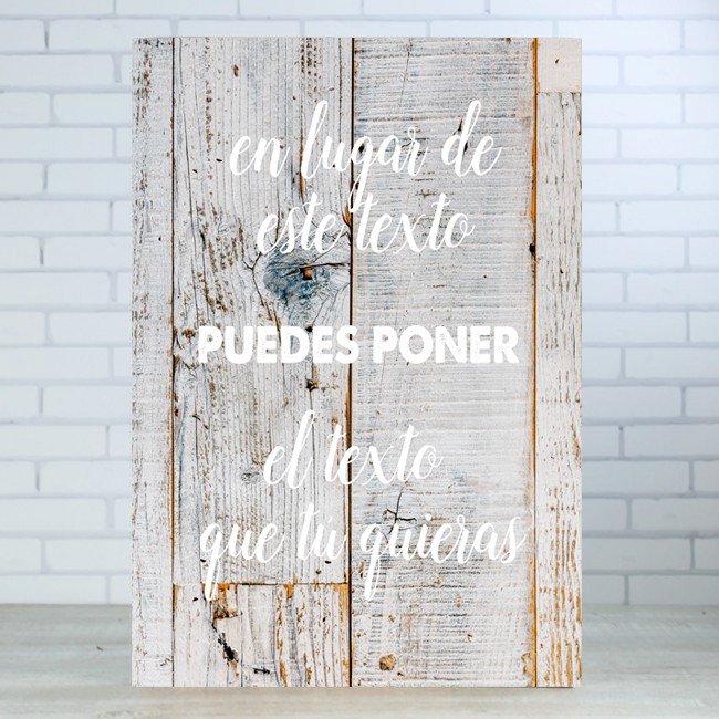 Cartel personalizado