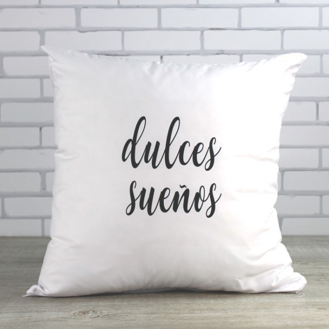 Cojín dulces sueños: Detalles y decoración